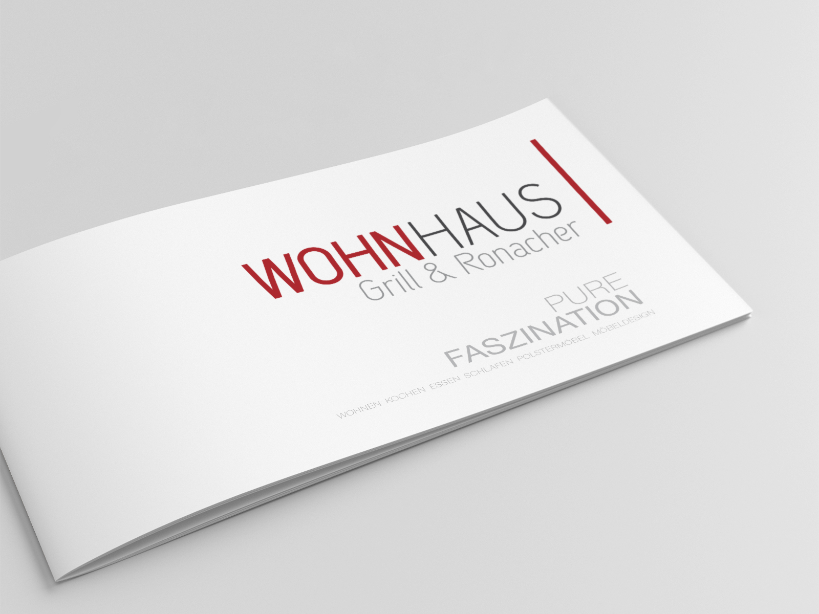 WOHNHAUS Grill & Ronacher Image-Broschüre Titel