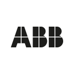 Logo ABB in Schwarz