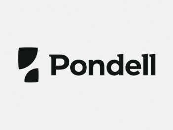 Logo Pondell in Farbe auf grauem Hintergrund