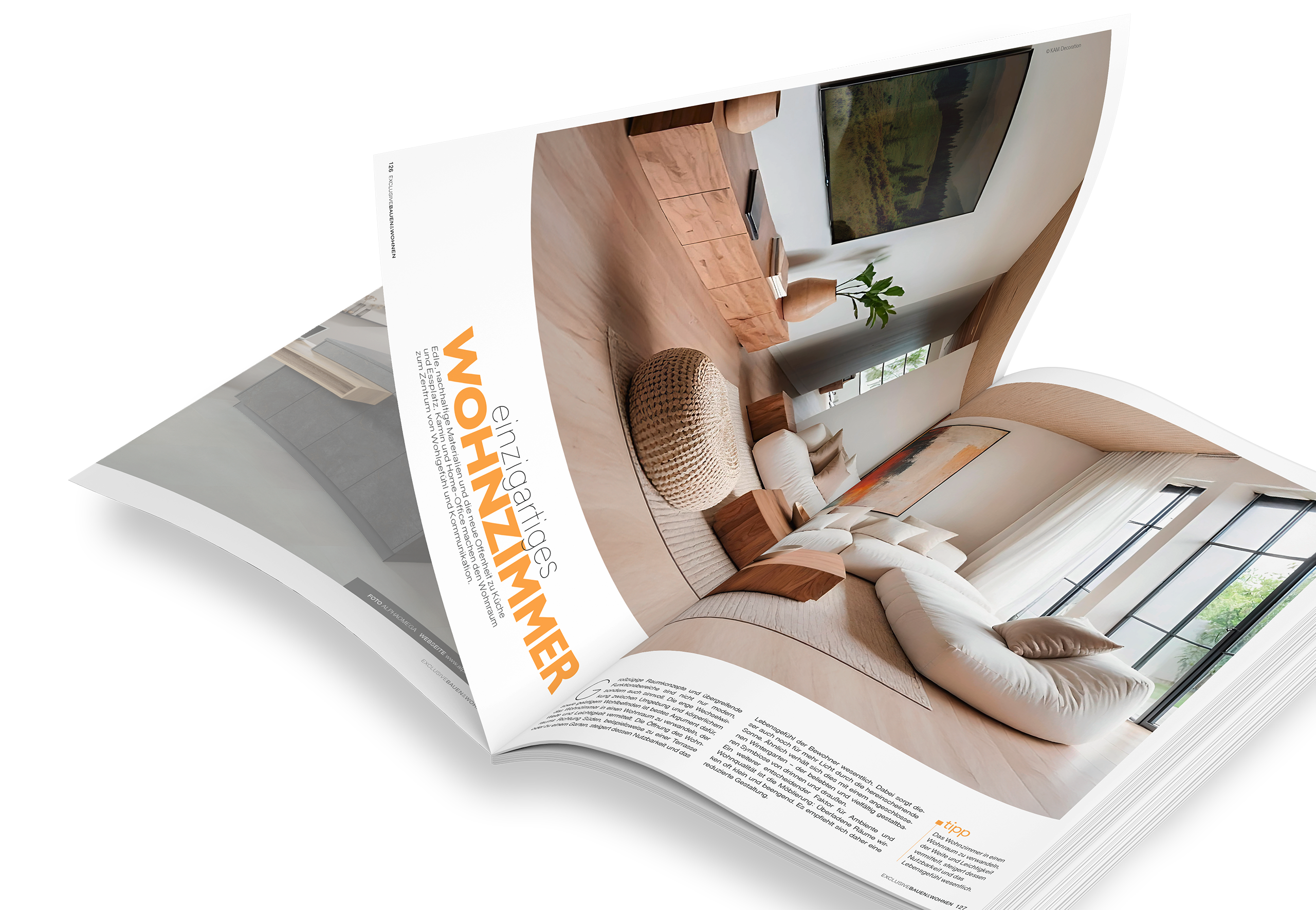 Magazin "exclusive Bauen & Wohnen" - Ausgabe Frühjahr 2026 – Innenseiten